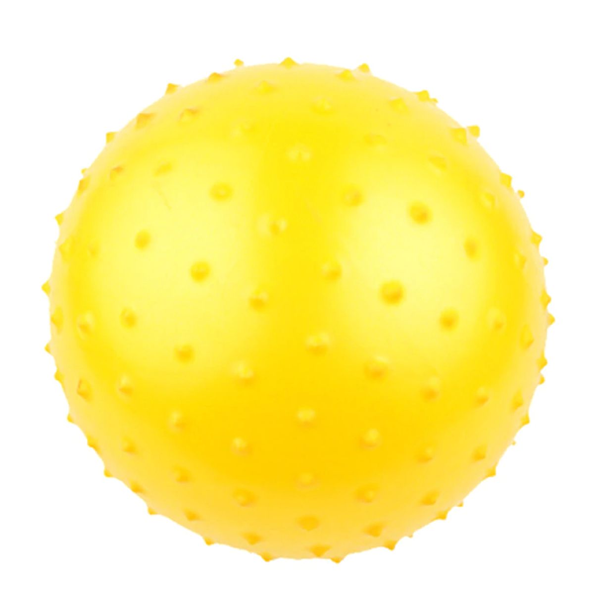 GENERICO - Balon Pelota Erizo 16cm Yoga Pilates Masaje Kine - Amarillo