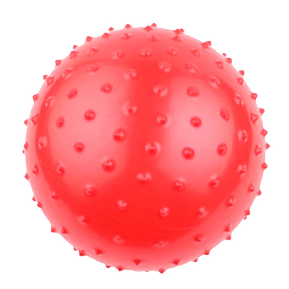 GENERICO - Balon Pelota Erizo 16cm Yoga Pilates Masaje Kine - Rojo