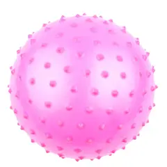 GENERICO - Balon Pelota Erizo 16cm Yoga Pilates Masaje Kine - Rosa