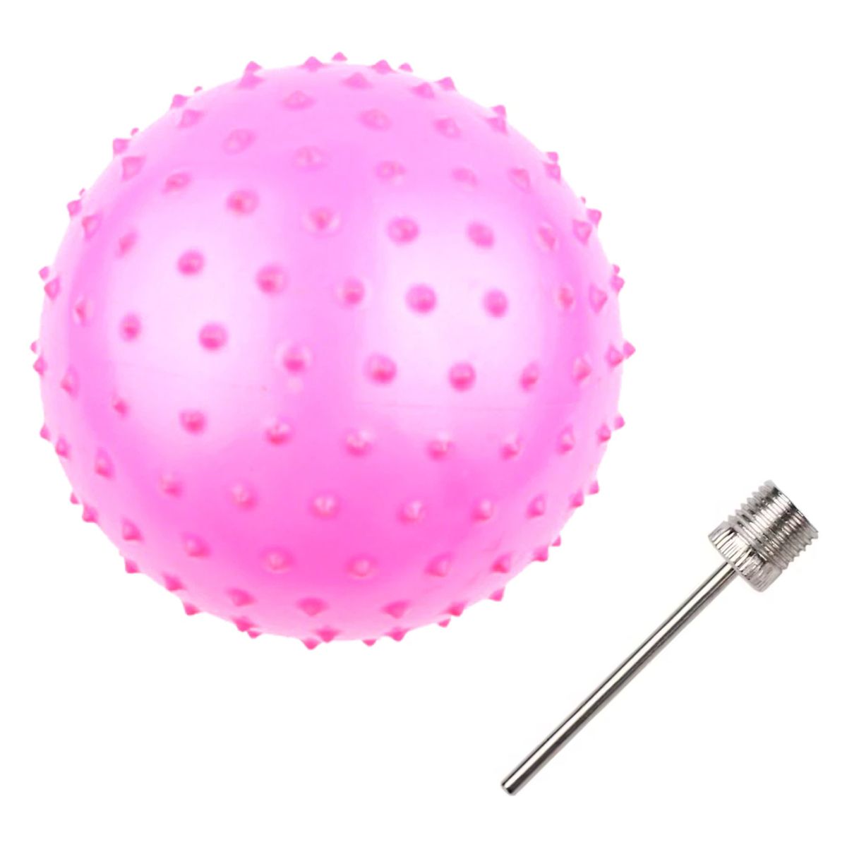GENERICO - Balon Pelota Erizo 16cm Yoga Pilates Masaje Kine - Rosa