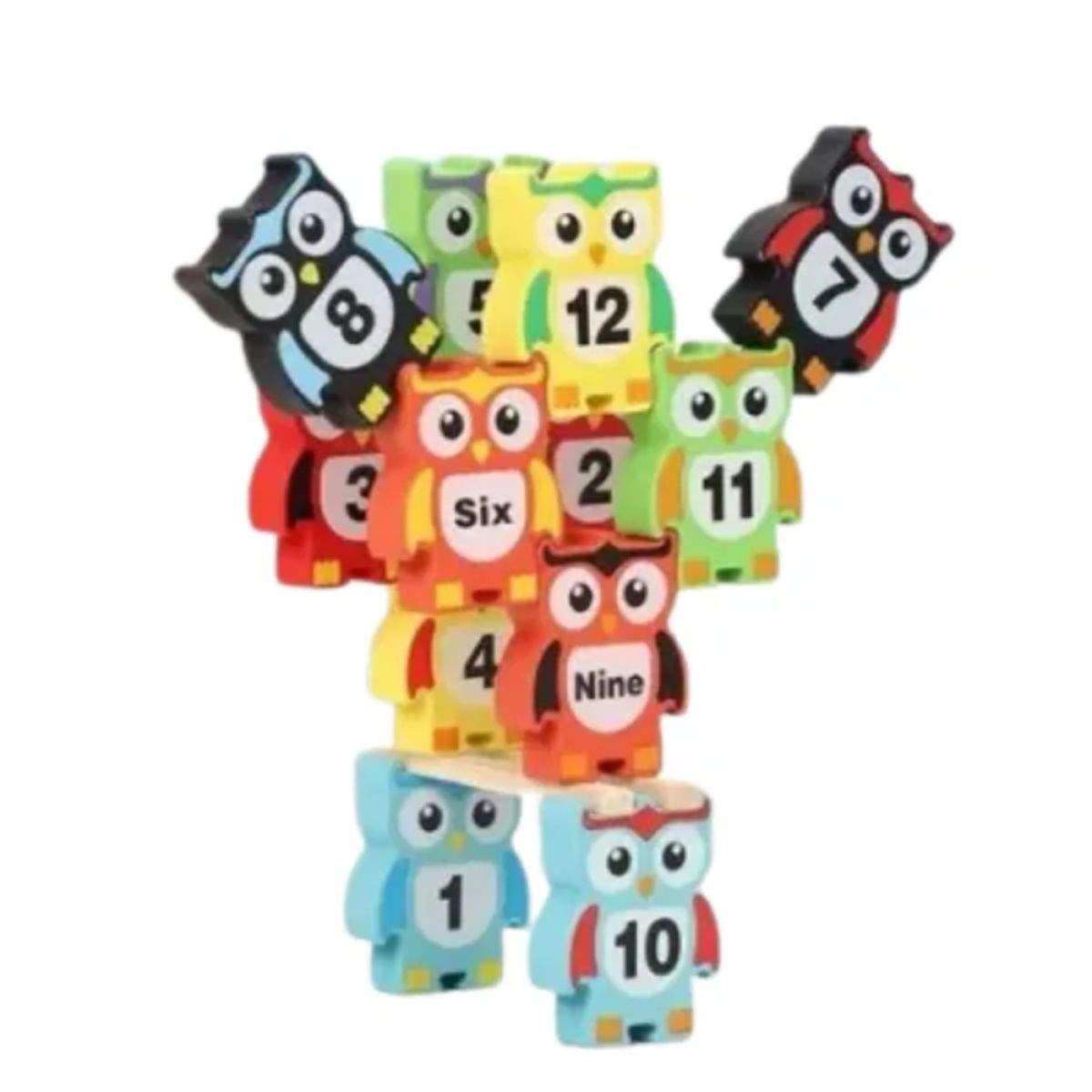 OEM - Búho Balance Juego Equilibro Madera