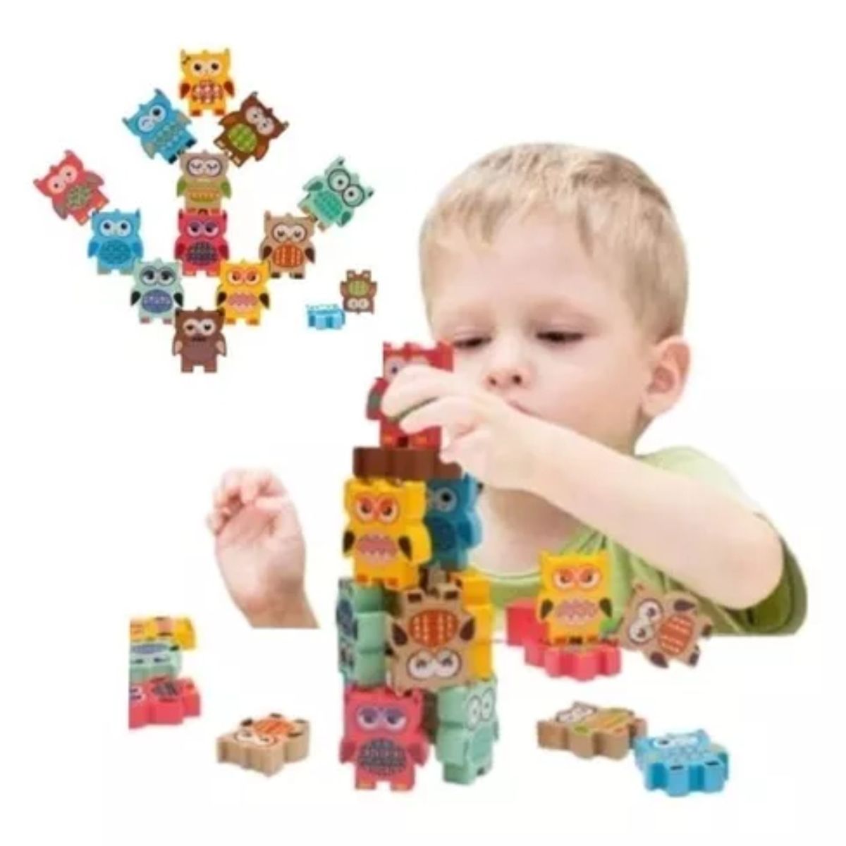 OEM - Búho Balance Juego Equilibro Madera