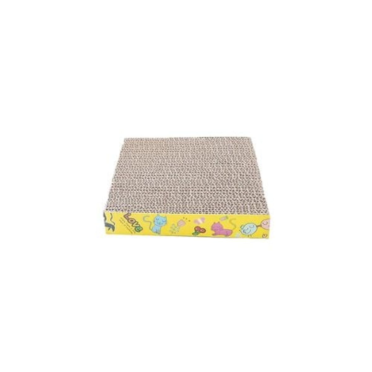 GENERICO - Rascador De Cartón Para Gatos 21x21x3cm