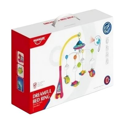 Imagen 2 del producto Movil Musical Con Control Luz De Proyección Bebe