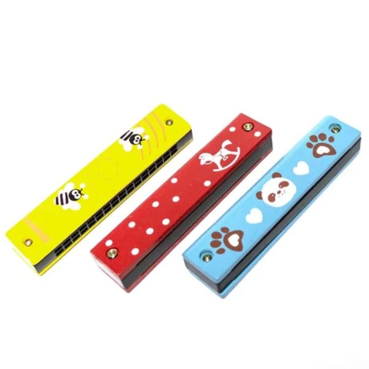 OEM - ARMONICA CHICA JUGUETE MADERA