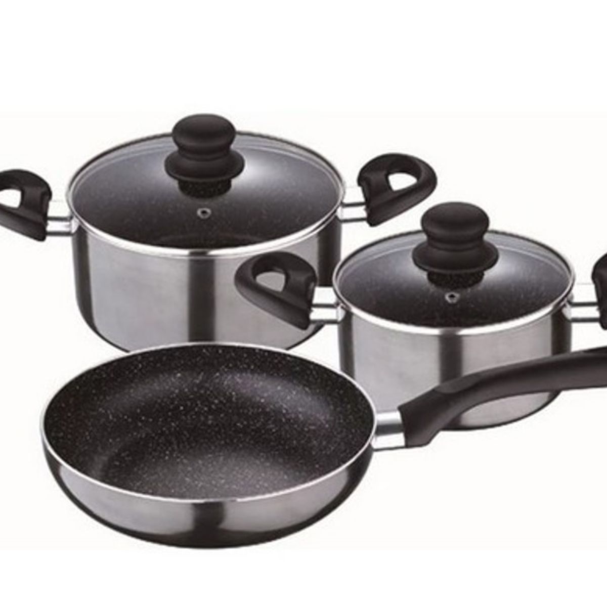 LIBBEY - BATERIA 5PIEZAS ALUMINIO PRENSADO IND SORIA