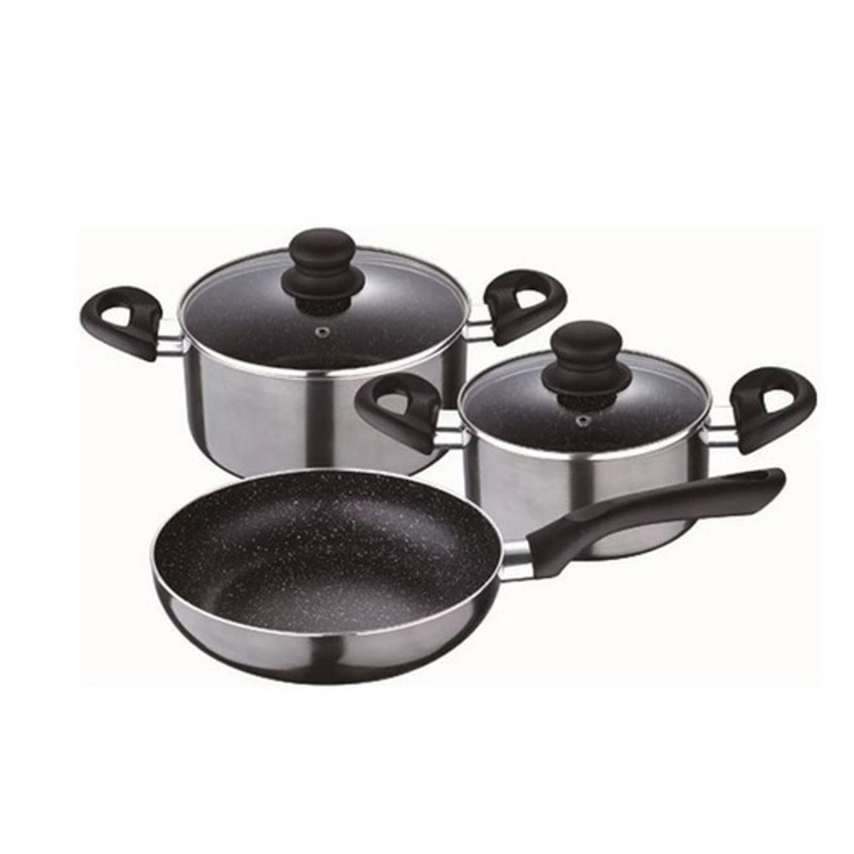 LIBBEY - BATERIA 5PIEZAS ALUMINIO PRENSADO IND SORIA