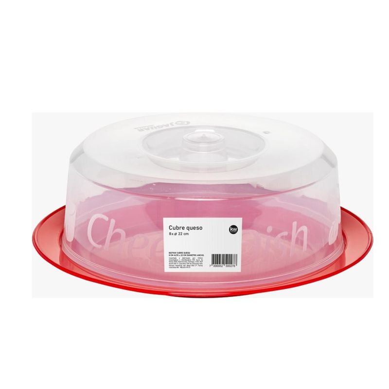 LIBBEY - CUBRE QUESO 22CM X 8 ALTO