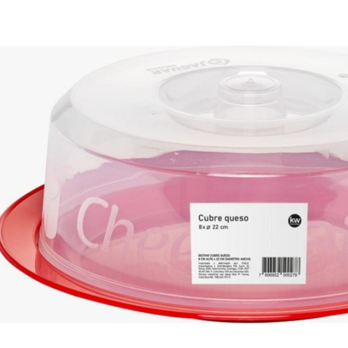 LIBBEY - CUBRE QUESO 22CM X 8 ALTO