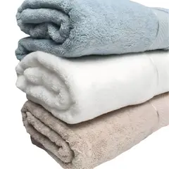 GENERICO - SET DE 3 Toallónes de Baño WakesHome 700gr Algodón Puro c/u 160x80cm