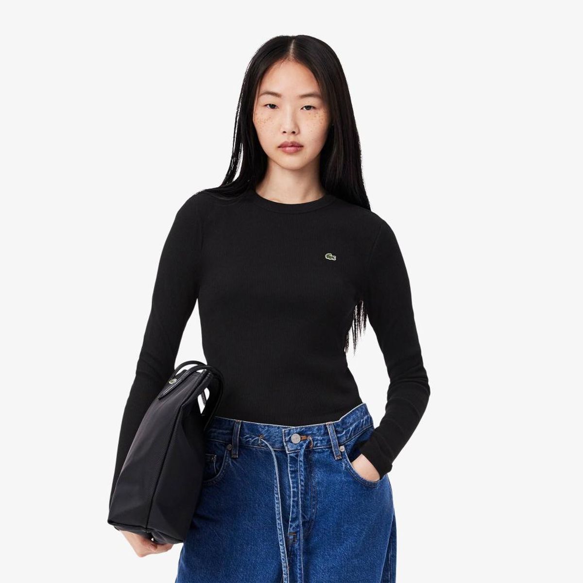 LACOSTE - Polera Manga Larga Mujer Lacoste TF1692