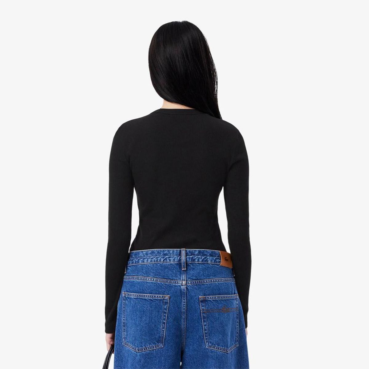 LACOSTE - Polera Manga Larga Mujer Lacoste TF1692