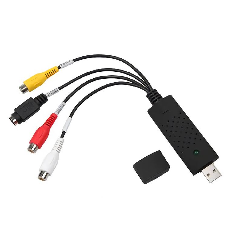 GENERICO - Capturadora Video Audio Usb Vhs Camara Dvr Pc Notebook