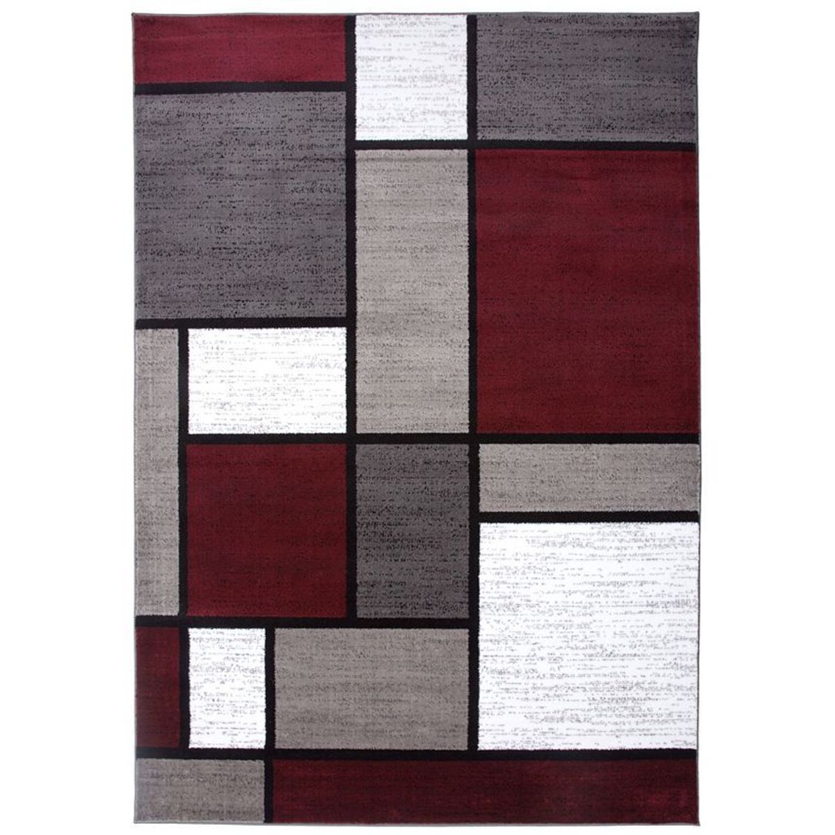 GENERICO - Alfombra MODERNA 200X240 CM CUADRO BURDEO WYM