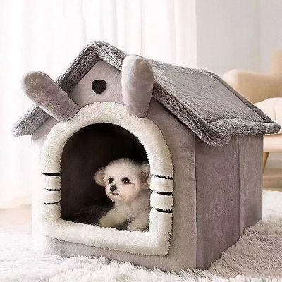 Imagen 2 del producto Cama Casa Iglu Felpa Suave Invierno Mascotas Gatos Perros