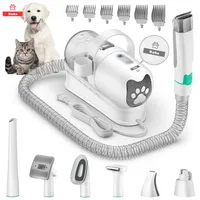 7 En 1 Kit De Cortapelo Y Aspiradora Para Perros Gatos