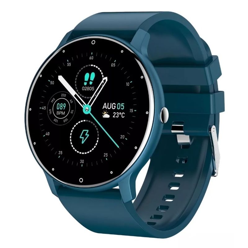 GENERICO - Smartwatch Reloj Inteligente ZL02 Android Unisex Color Azul