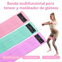 ZSPK - Bandas Elásticas Resistentes de Ejercicio Yoga Pitales 3pcs