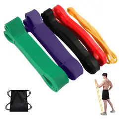 ZSPK - Set 5 Power Banda Elástica De Resistencia Para Entrenamiento