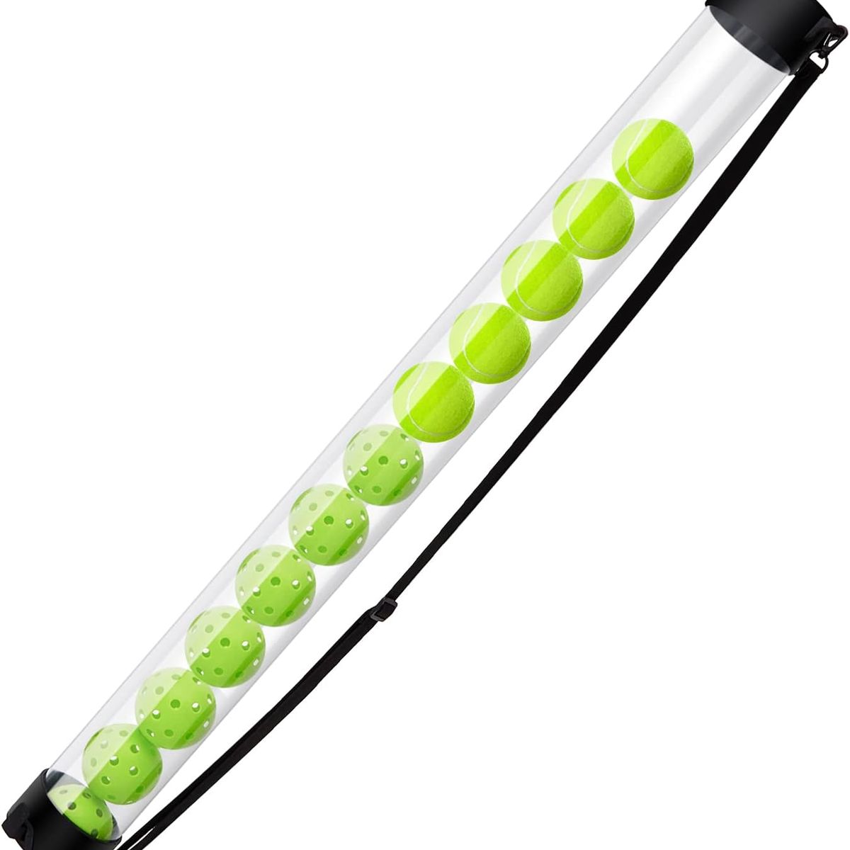 KUANGYE - Recogedor De Pelotas Para Padel/tenis (capacidad 15 Pelotas)