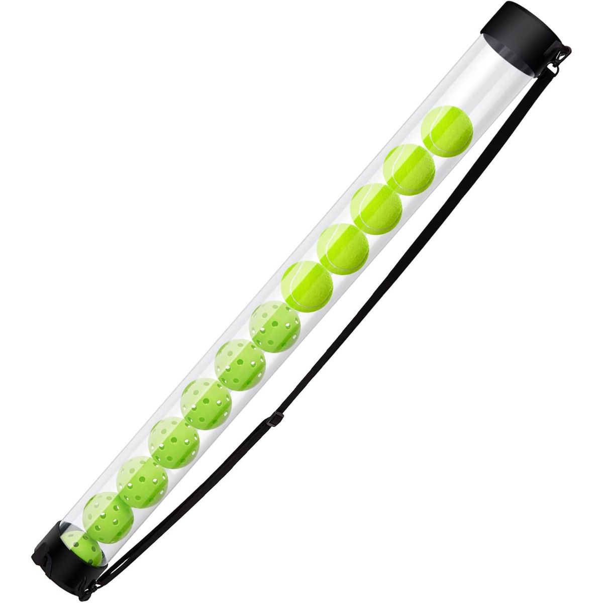 KUANGYE - Recogedor De Pelotas Para Padel/tenis (capacidad 15 Pelotas)