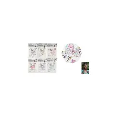 GENERICO - Pegatinas De Diamantes Para Rostro 12x19cm 1pcs