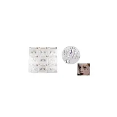 GENERICO - Pegatinas Stickers De Diamantes Para Rostro 16x17cm 1pcs