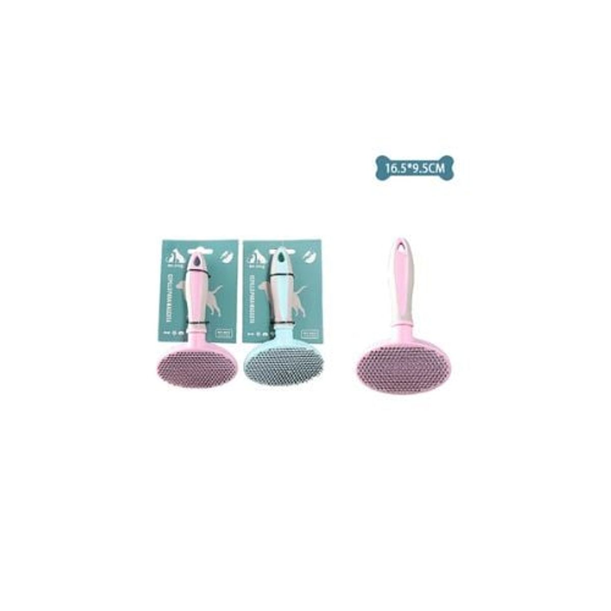 GENERICO - Cepillo Con Agujas Finas Para Mascotas 16x9cm