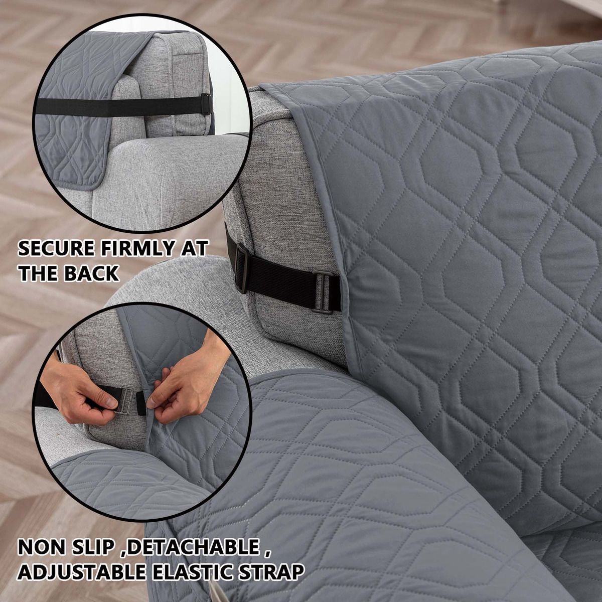 EVERSO - Funda Protector Cubre Sofa Sillon Protectora 1 Plaza Para Mascotas