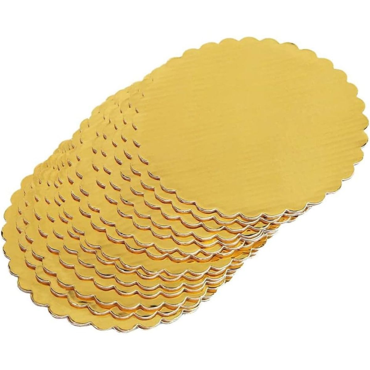 KUANGYE - Set 12 Bandeja Base Redonda Torta Pastel Carton 35 Cm