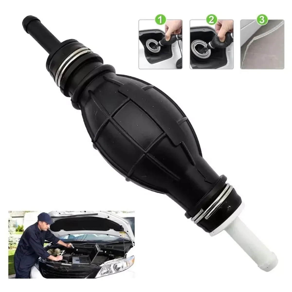 KUANGYE - Bomba Cebadora De Petróleo Universal Recta Y Curva Adaptable