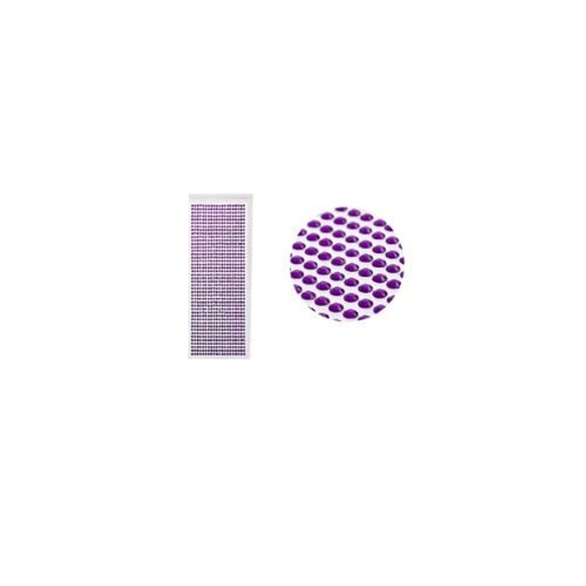 GENERICO - Sticker Pegatinas De Diamantes Morado Para Rostro 04cm
