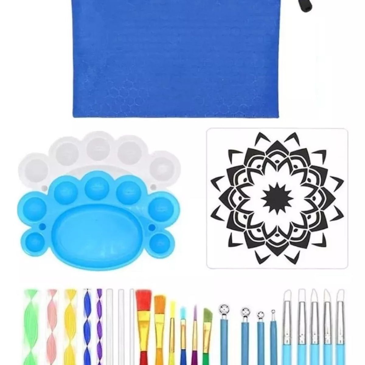 KUANGYE - Kit Puntillismo Set Completo 35 Piezas Dotting Mandalas