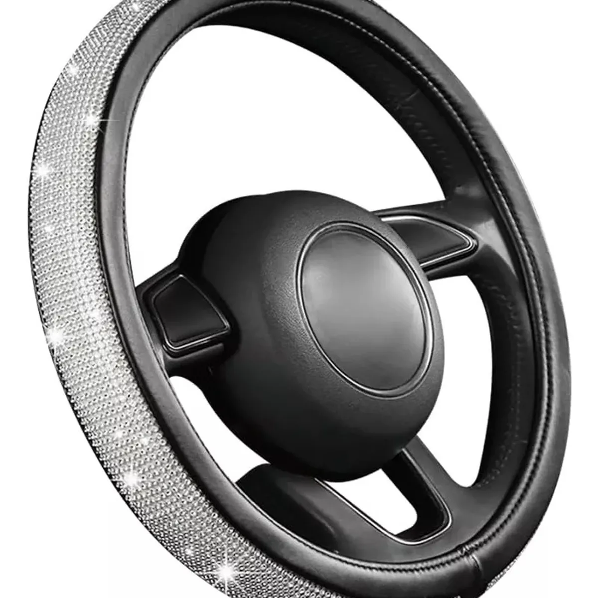 KUANGYE - Forro Volante De Autos Diseño Damas Diamante