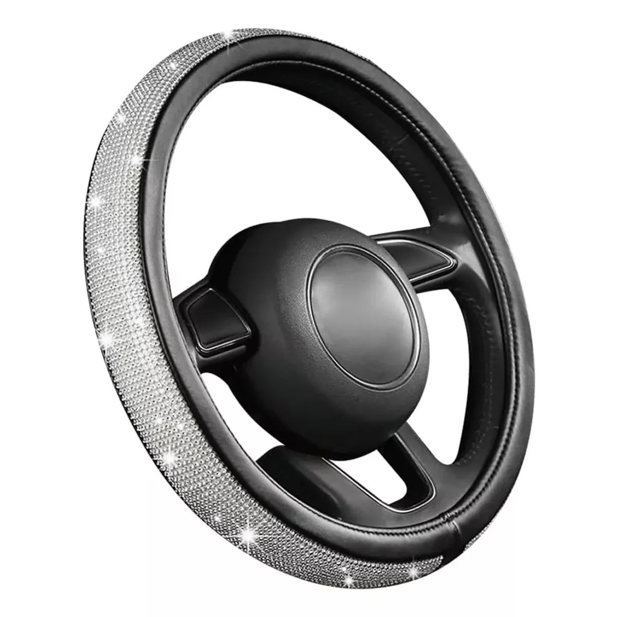 KUANGYE - Forro Volante De Autos Diseño Damas Diamante