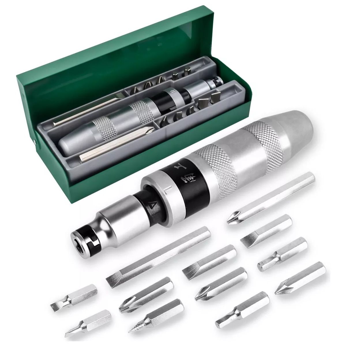 KUANGYE - 13 En 1 Destornillador De Impacto Golpe