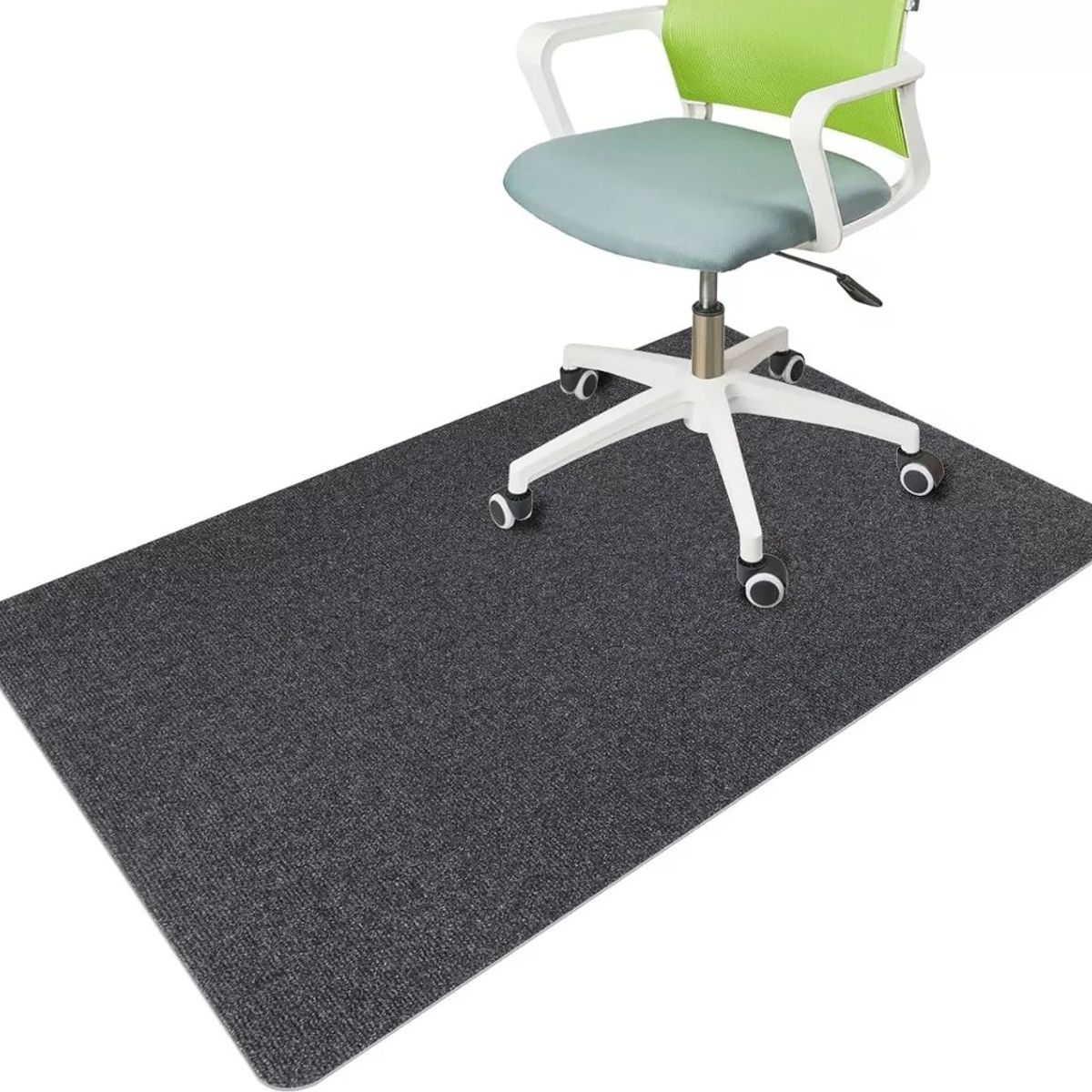 KUANGYE - Alfombrilla Antideslizante Para Silla De Oficina 120x90cm