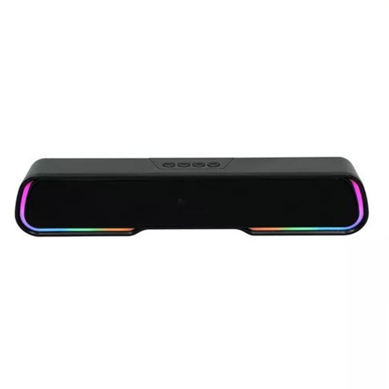 BITART - Soundbar Parlante Gamer Bluetooth Luces RGB 1200mAh Color Negro