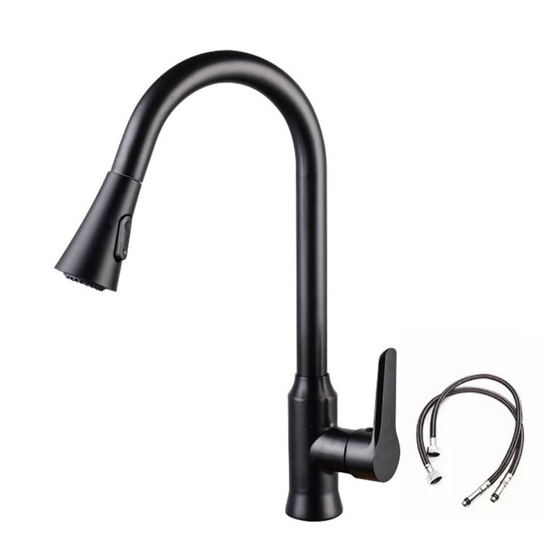 BITART - Llave Lavaplatos Profesional Extraíble Negra FríoCálido