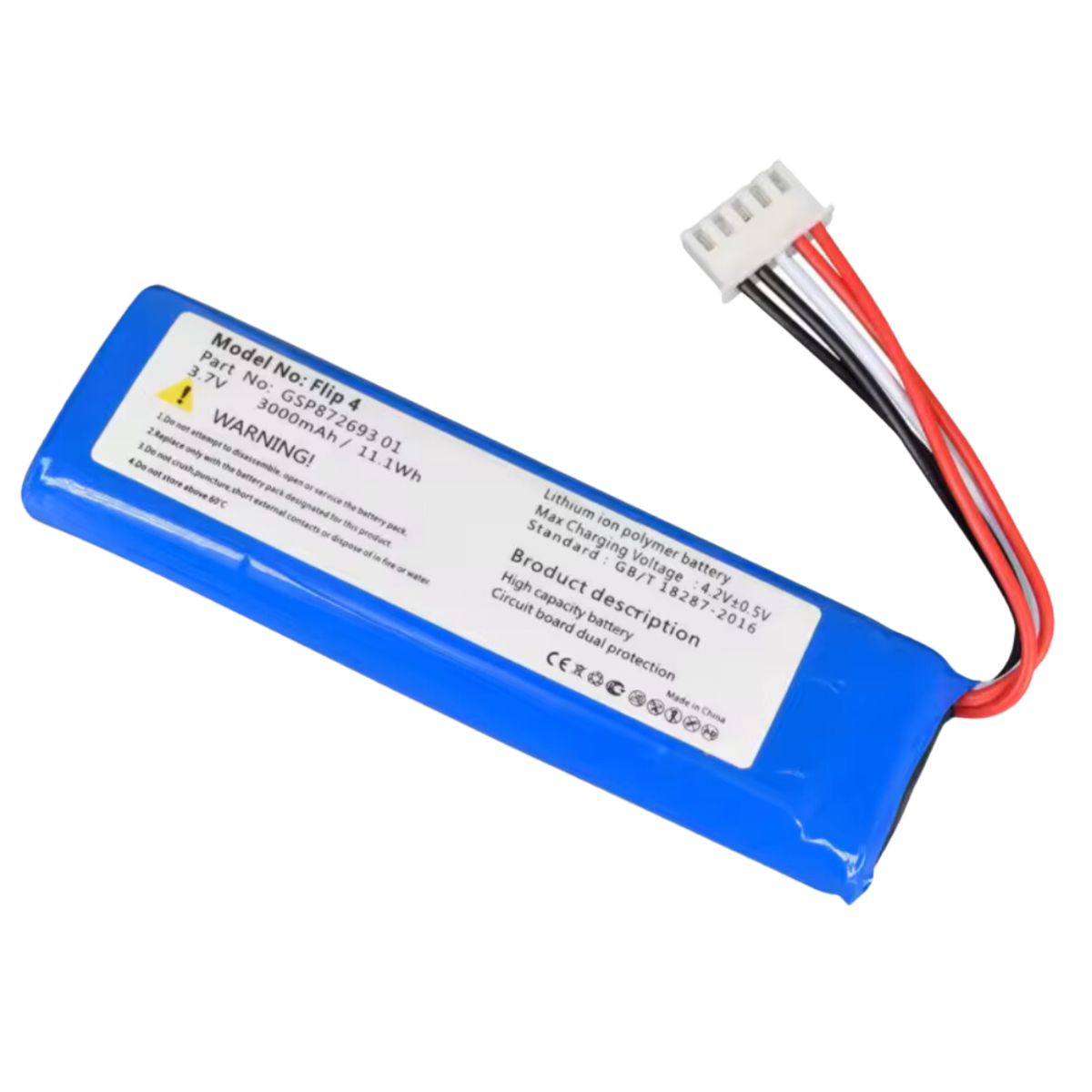 GENERICO - Batería de Reemplazo para JBL  Flip 4 + kit de herramienta