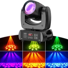 MUNDO MAGIA - Cabezas Móviles Led Beam 100w Con Figuras 18 prisma