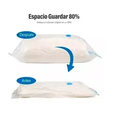 GENERICO - X3Pack 5 Bolsas De Vacío Para Viaje Con Bombin