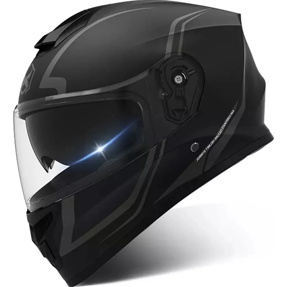 MUNDO MAGIA - Casco Integral Moto Abatible Con Visera Certificado Dot