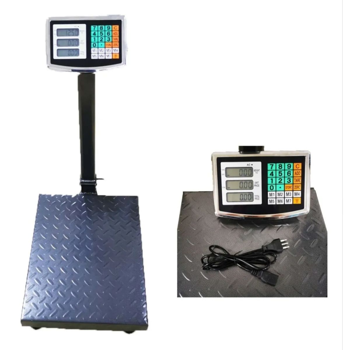 GENERICO - Pesa Balanza Digital Con Brazo Hasta 300 Kilos