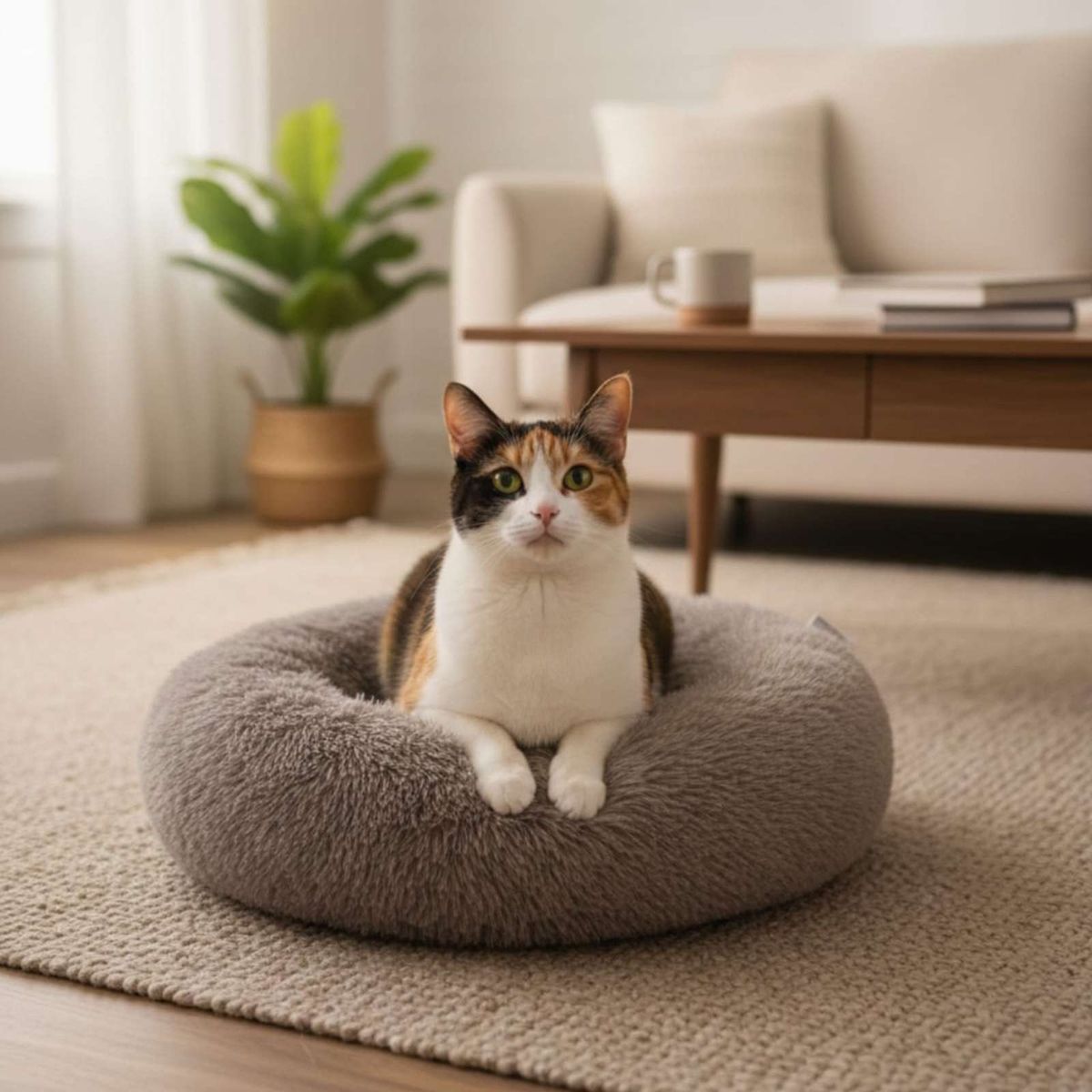 GENERICO - Cama para Mascotas Resistente Calidad Y Máximo Confort 60 cm