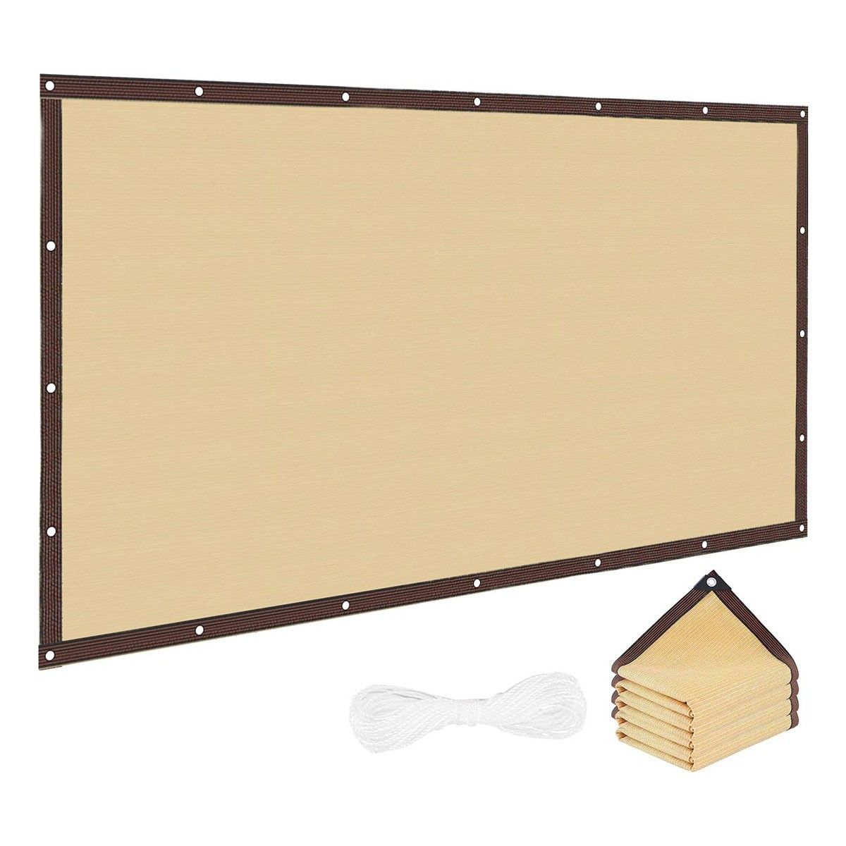 MUNDO MAGIA - Valla De Protección Privacidad Con Fijaciones Balcony 1x5m