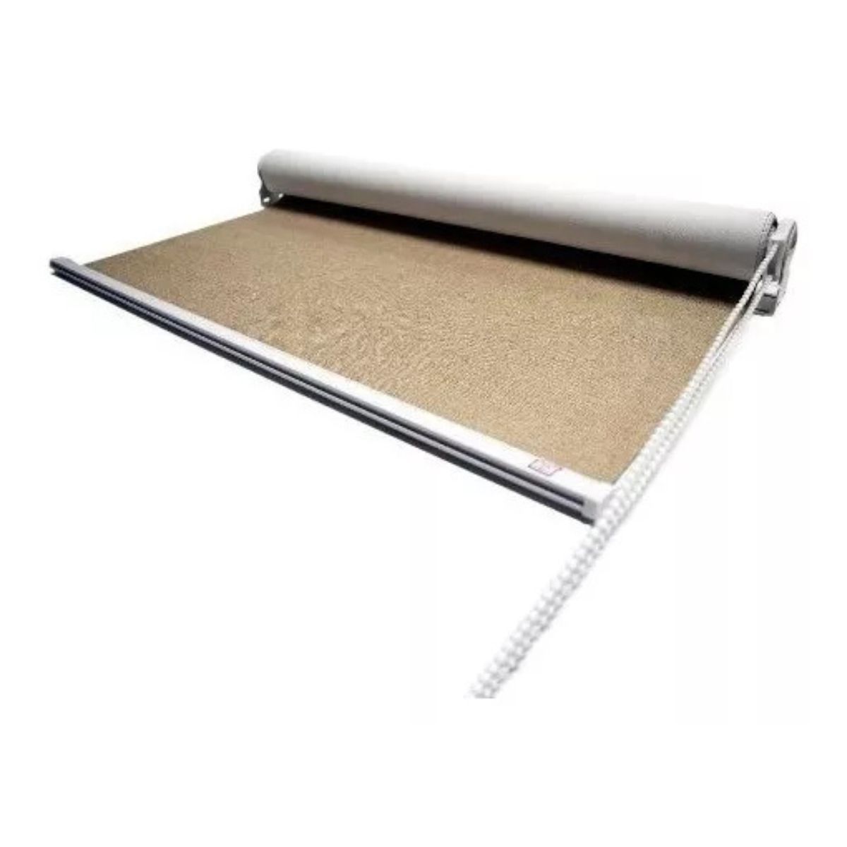 TODODESCUENTO - Cortina Roller Blackout Textura 240x240cm - Café