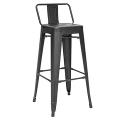 TODODESCUENTO - Pack 4 Pisos Taburetes Tolix, 66 Cm- Negro