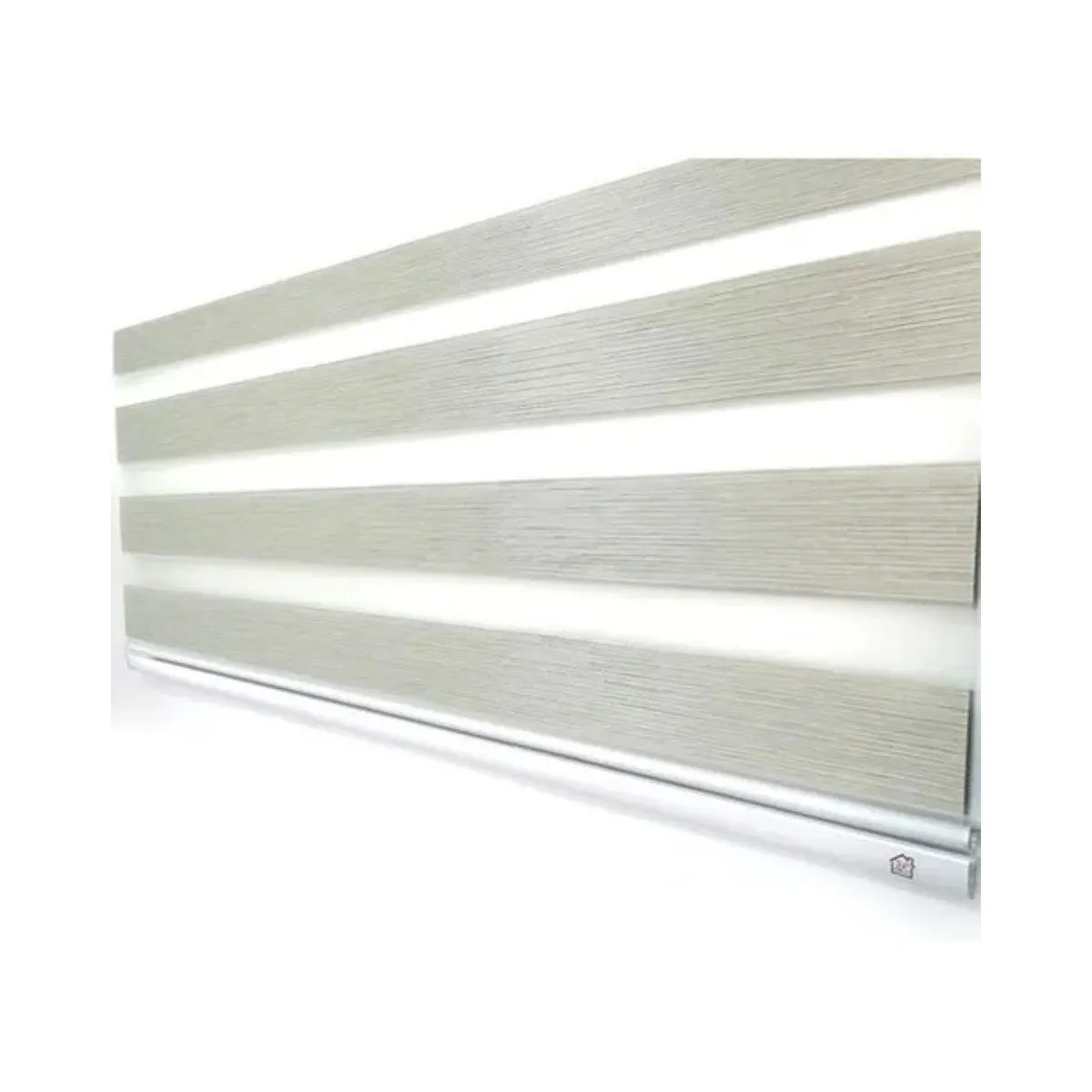 TODODESCUENTO - Cortina Roller Zebra 180x240cm Plata