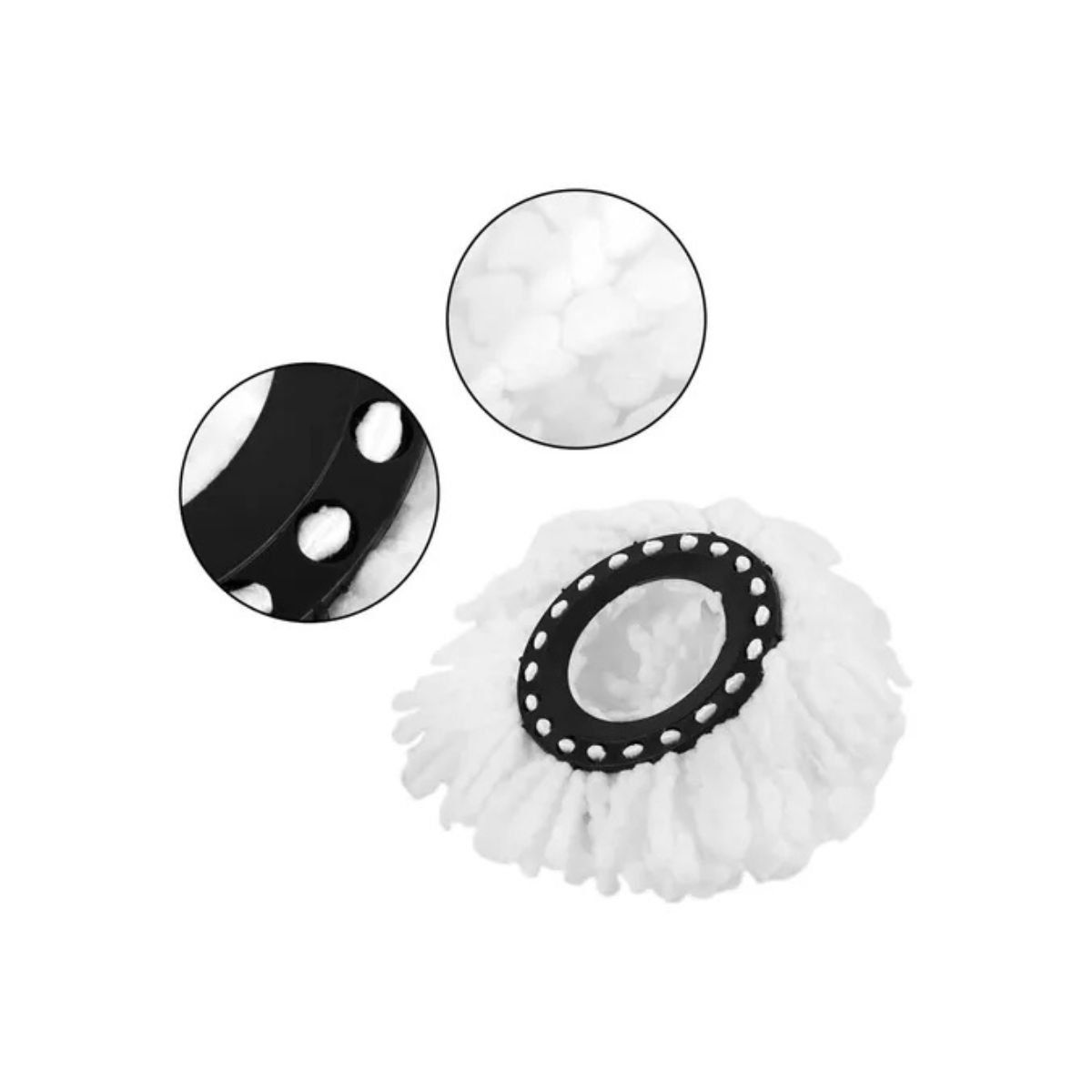 TODODESCUENTO - Pack 2 Unidades Repuesto Mopa Giratoria Spin 360°